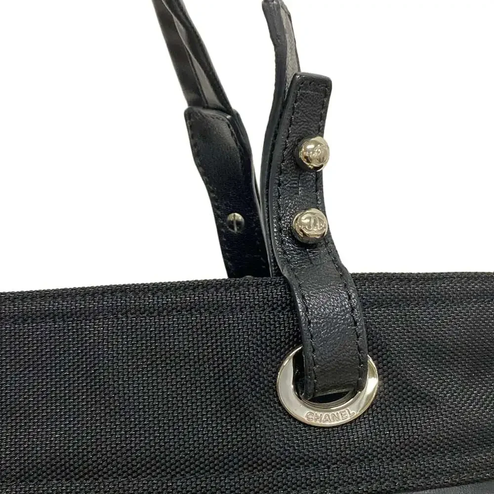 Chanel Paris Biarritz Tote GM Tote Bag Coated Canvas Nylon